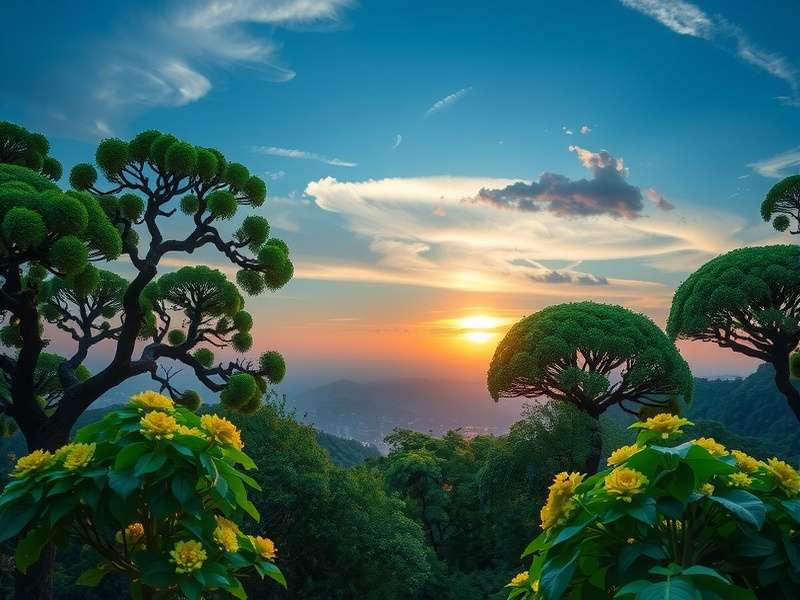 生态放养鸭在池塘中游水