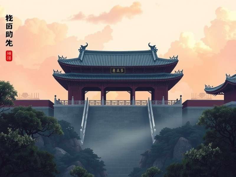 生态土鸡在树林中觅食